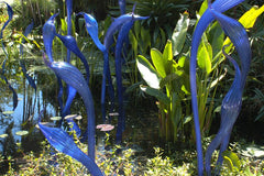 Blue Glass Feature at Fairchild Tropical Gardens