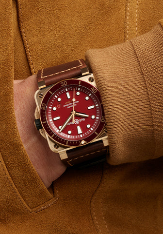 BR03-92 Red Diver Bronze
