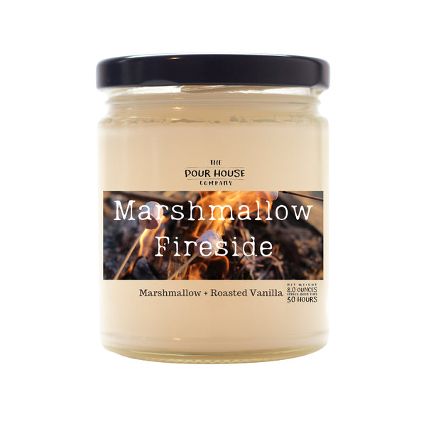 white barn marshmallow fireside