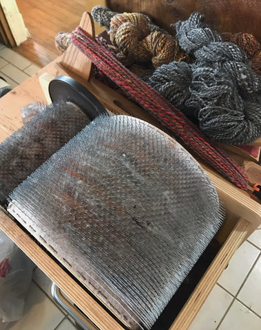 A Visit to Log Cabin Lamb and Wool – Heavenly Yarns / Fiber of Maine