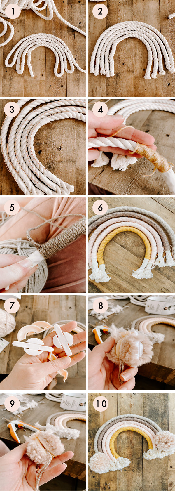 How to Make a Rope Rainbow 