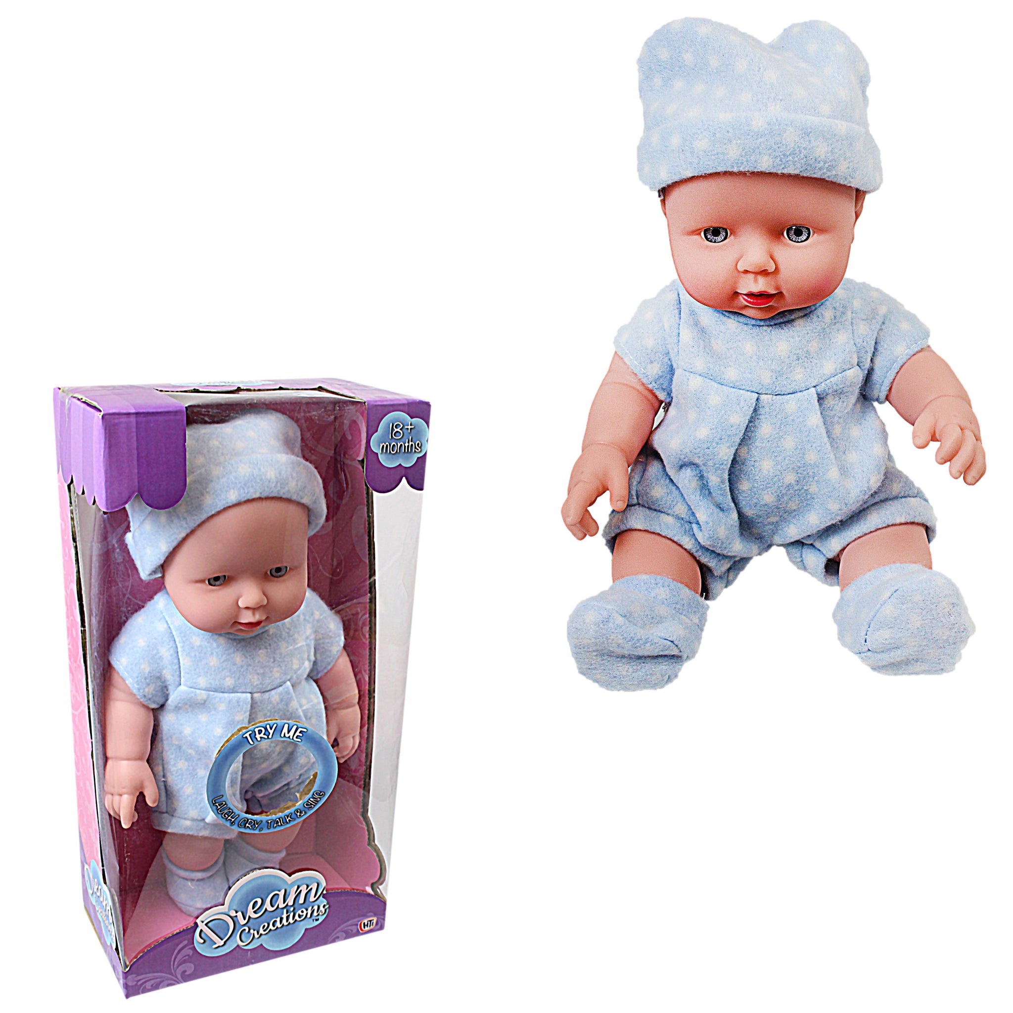 laughing baby doll