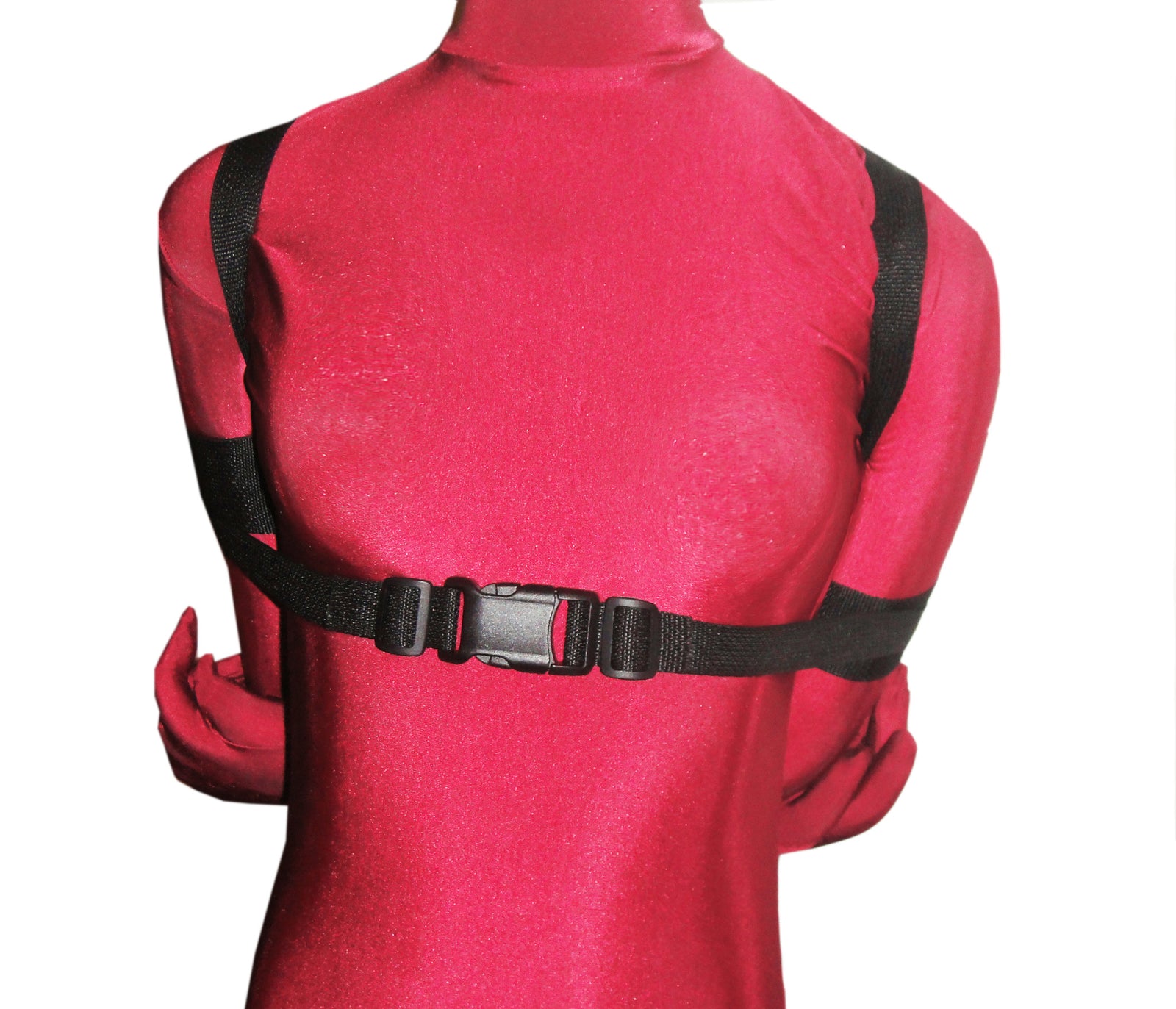 Box-Tie Bondage Harness (Integrated Extra Security Strap, Poly Webbing