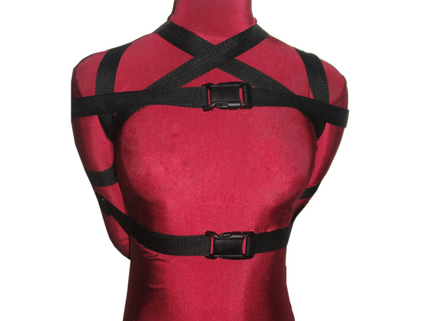 Box-Tie Bondage Harness (X-Style, Double Security Strap, Poly Webbing ...