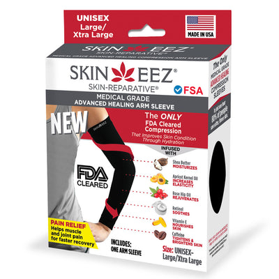 Skineez Medical Grade Moderate Compression Black Leg Sleeve – Skineez®