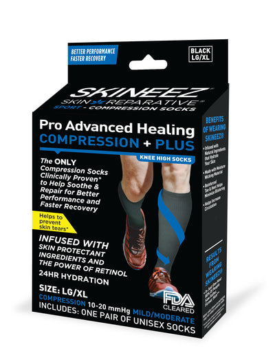 Advanced Healing Moisturizing 20-30 mmHg Firm Compression Socks