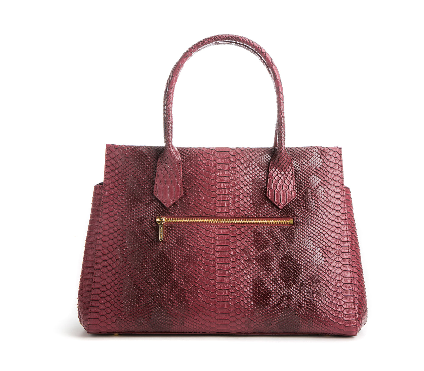 Koko - Red Snake Skin Texture Vegan Workbag