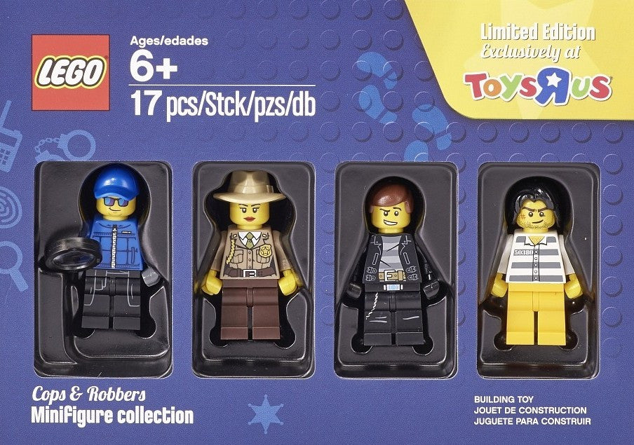 Lego Cops And Robbers Minifigures Collection 5004574 Toys R Us Exclusi Display Frames For Lego Minifigures - roblox cops and robbers toys