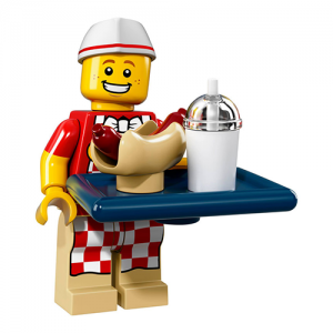 lego minifigures hot dog guy
