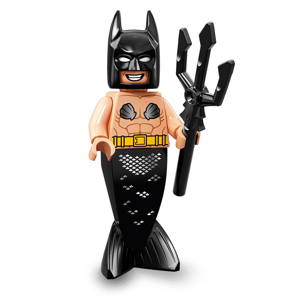 Mermaid Batman – The BATMAN Movie series 2 LEGO Minifigure – Display Frames  for Lego Minifigures
