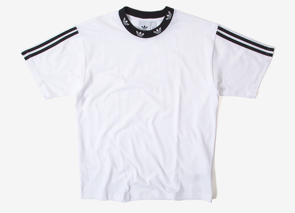 adidas trefoil ribbed tee