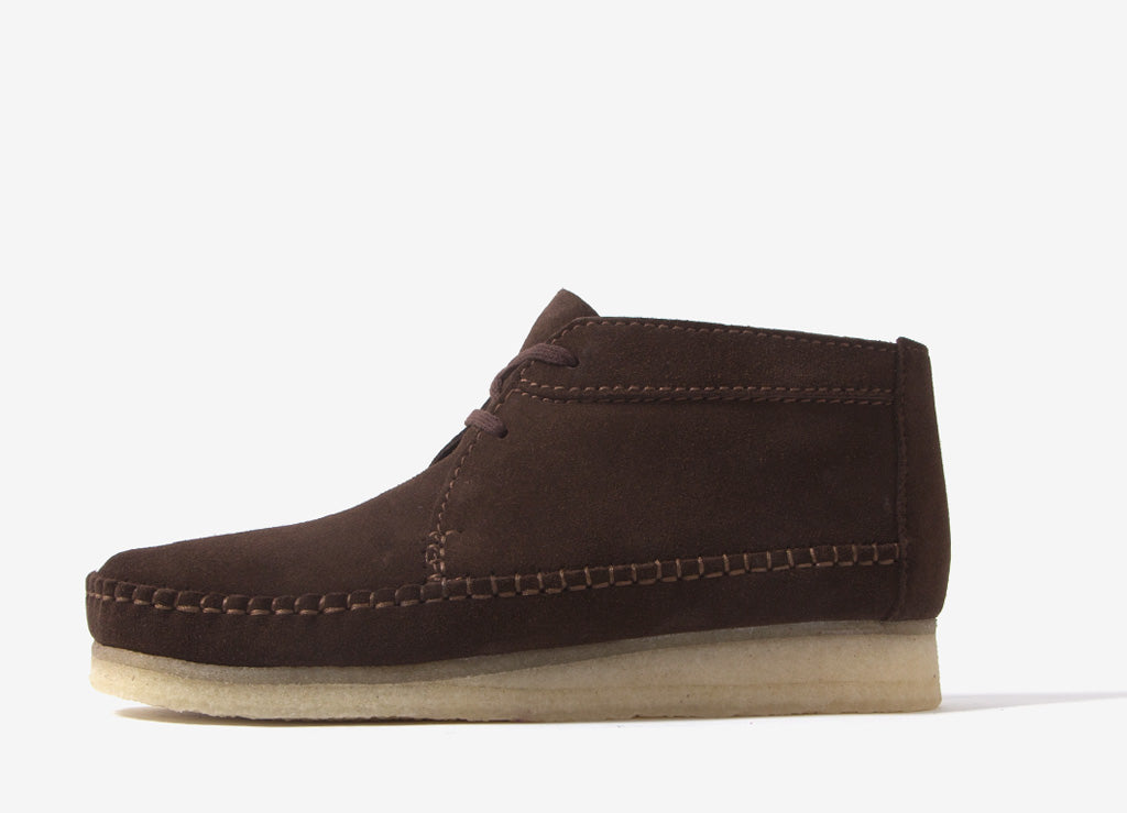 clarks weaver brown suede