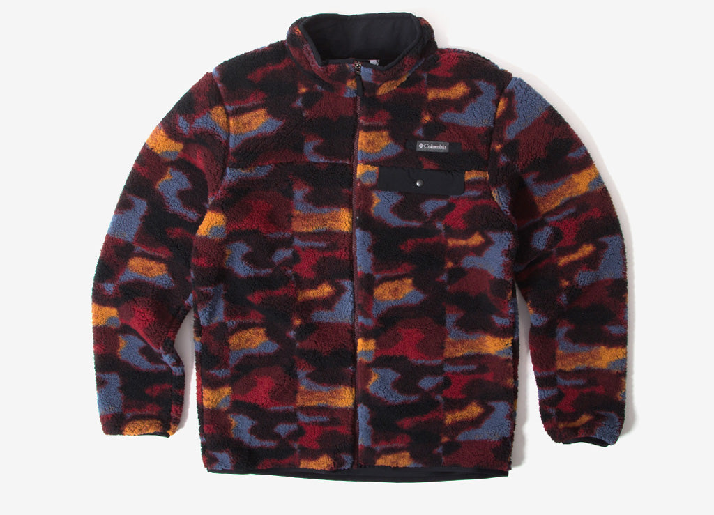 columbia camouflage fleece jacket