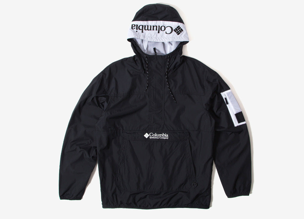 columbia challenger windbreaker black