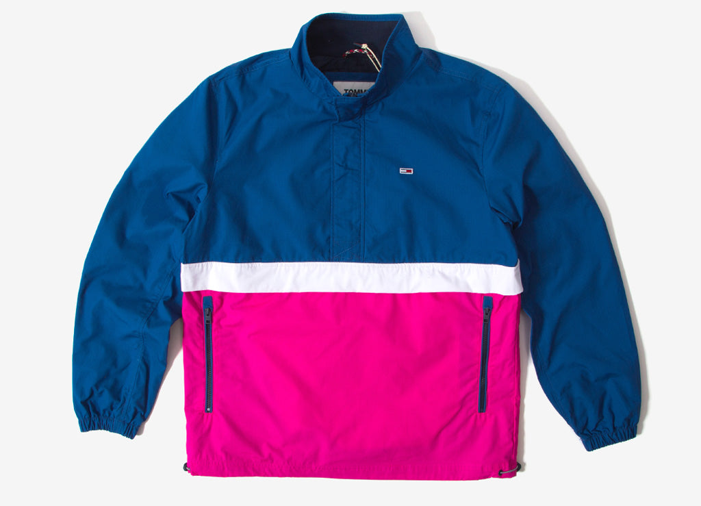 tommy jeans outdoors colorblock popover