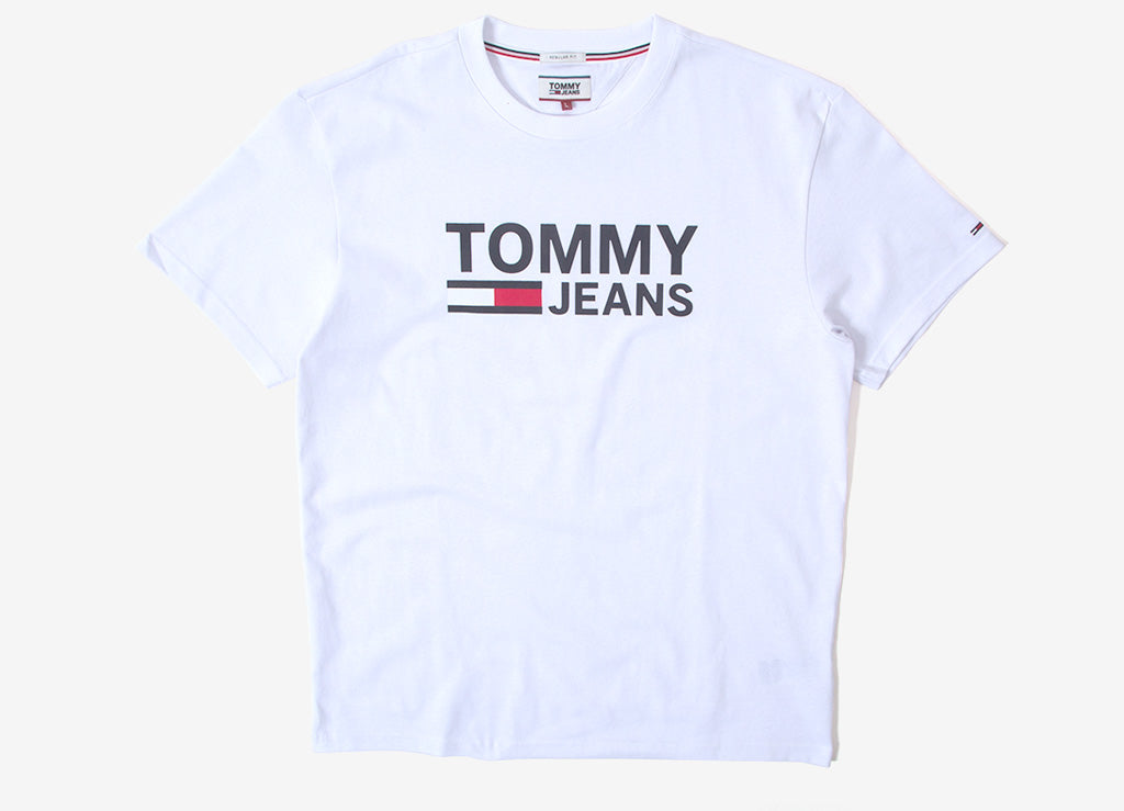 tommy jeans classic logo hoodie