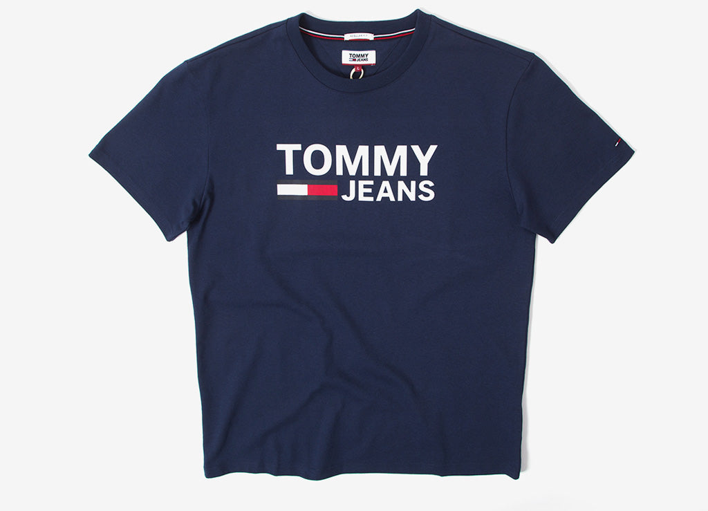 tommy jeans classic logo t shirt