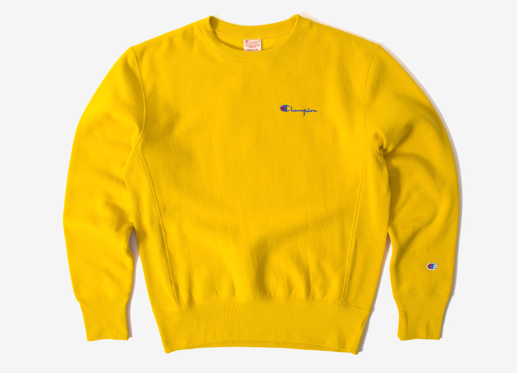 champion sweatshirt mustard