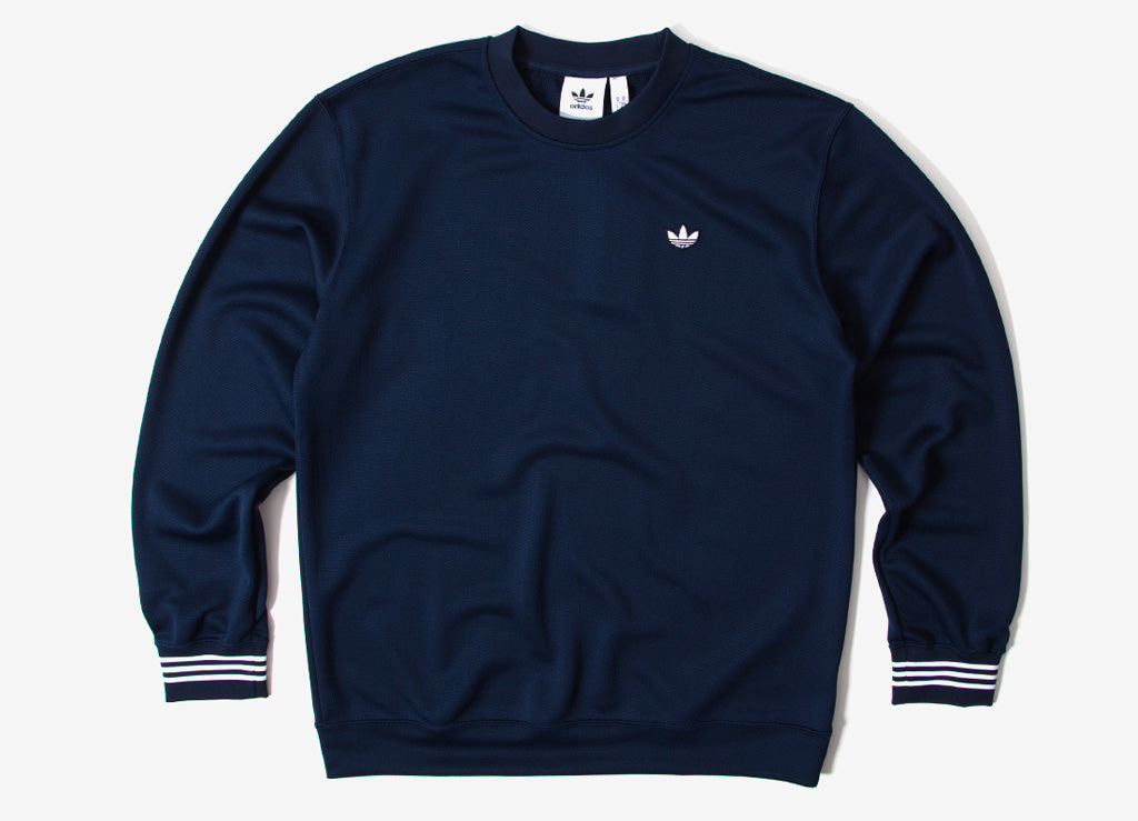 adidas pique crewneck