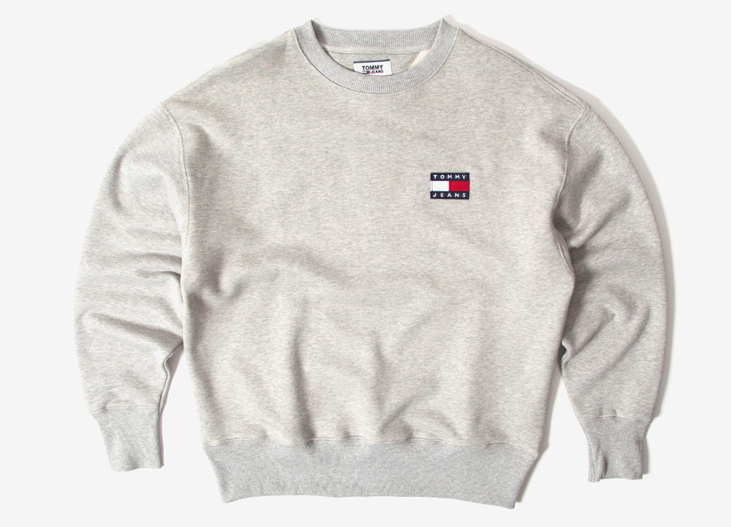 tommy jeans white crew neck