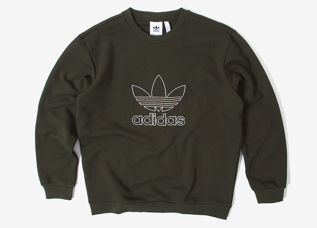 adidas outline crewneck sweatshirt