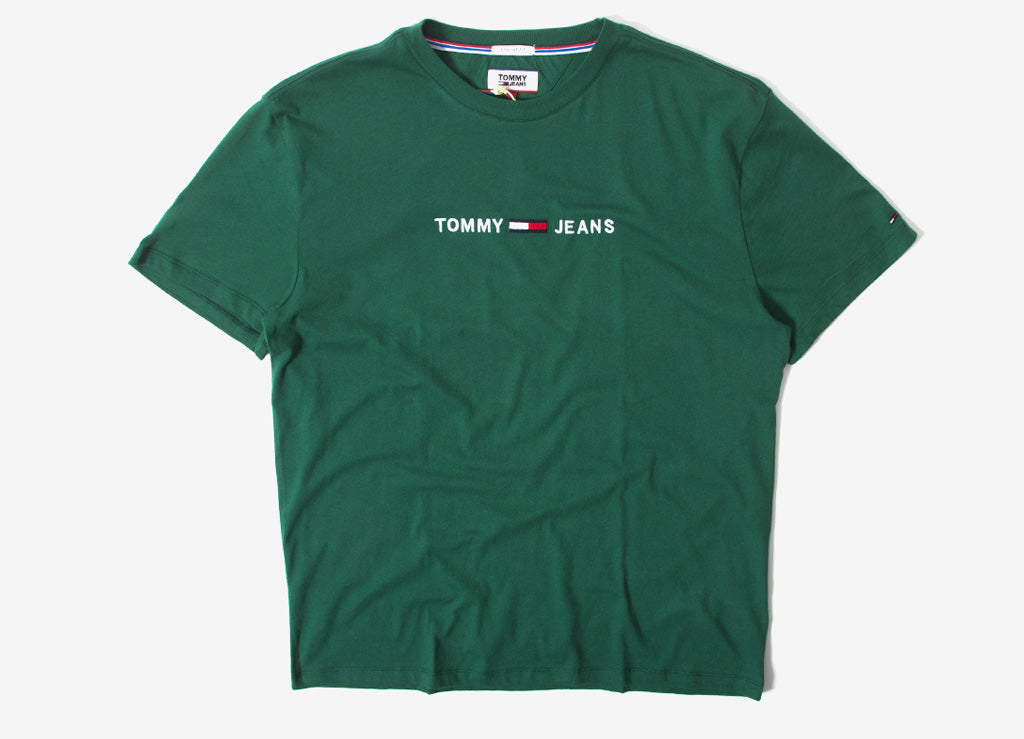 tommy jeans green t shirt