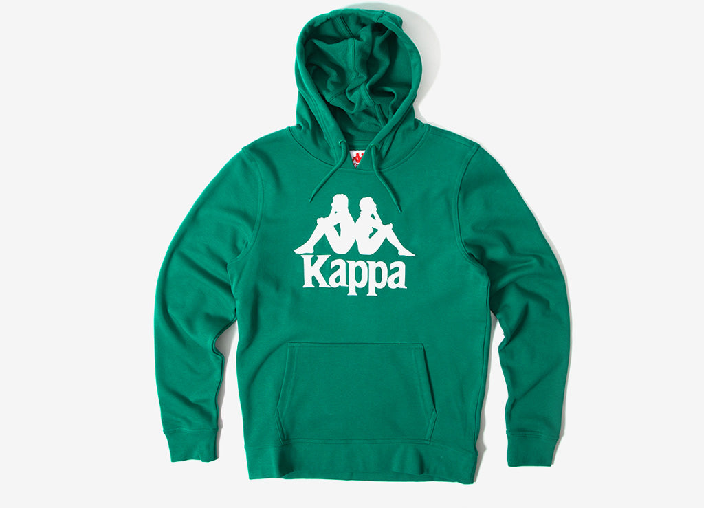 green and black kappa hoodie