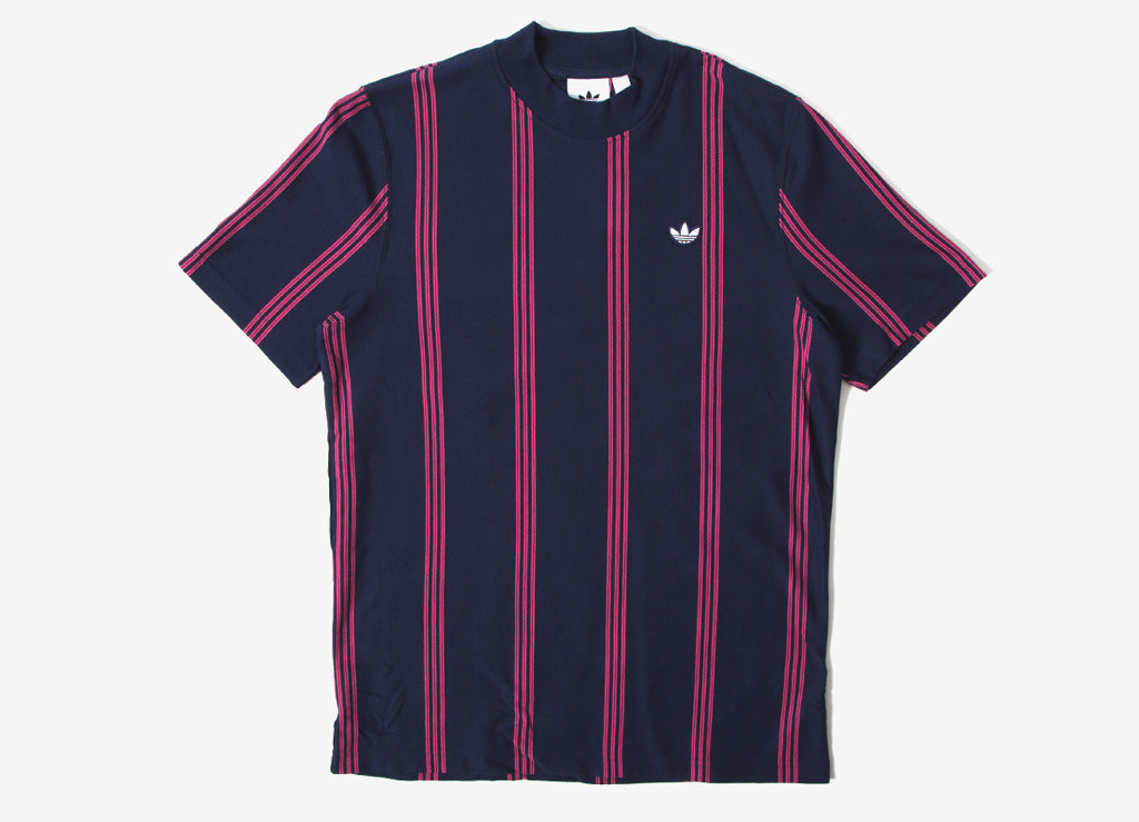 adidas originals stand collar t shirt