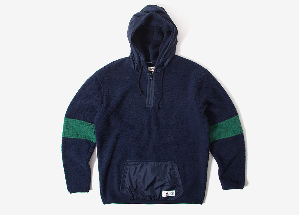 tommy classics polar fleece hoodie