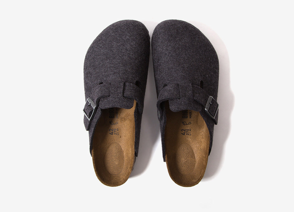 birkenstock wool felt clogs