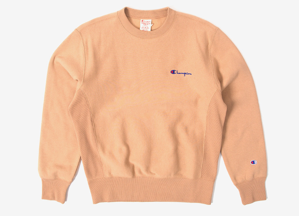 tan champion sweatshirt