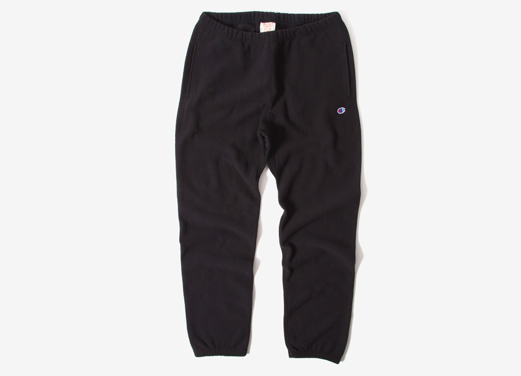 black champion reverse weave sweatpants