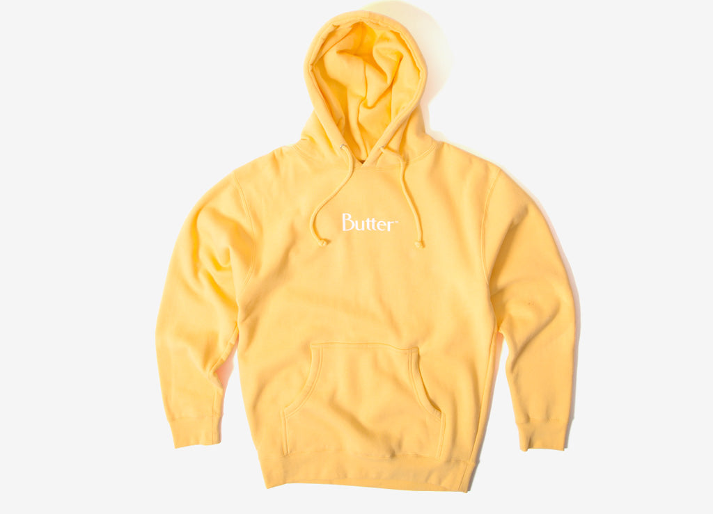 butter yellow hoodie