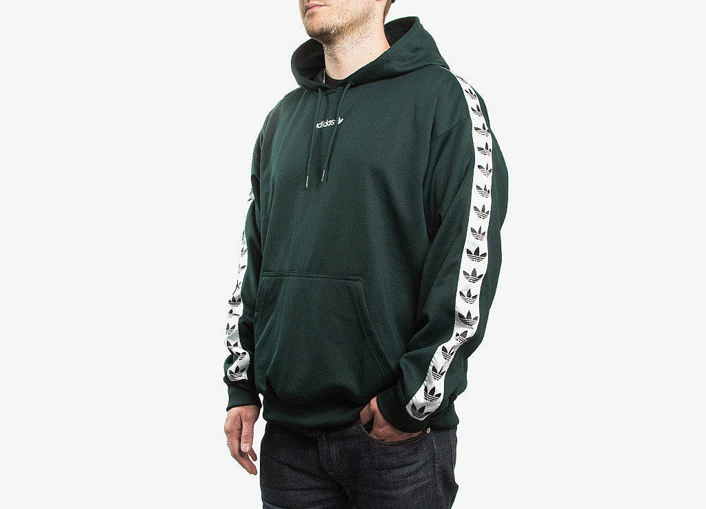 adidas originals tape fleece hoodie