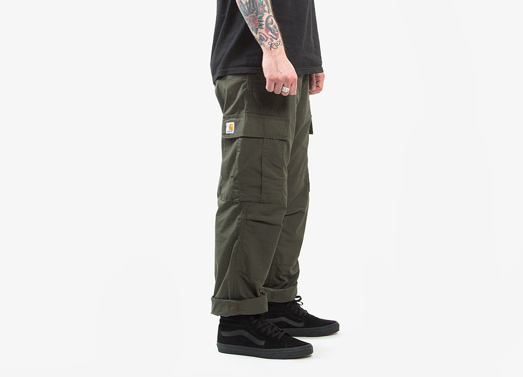 Carhartt Regular Cargo Pant Cypress Rinsed | The Chimp Store