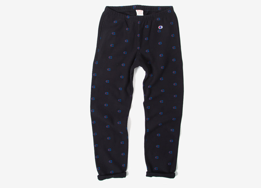 champion reverse weave sweatpants all over