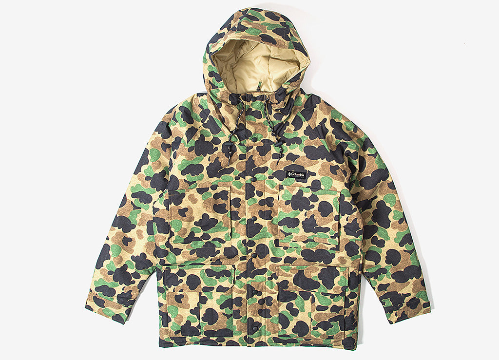 columbia camo rain jacket