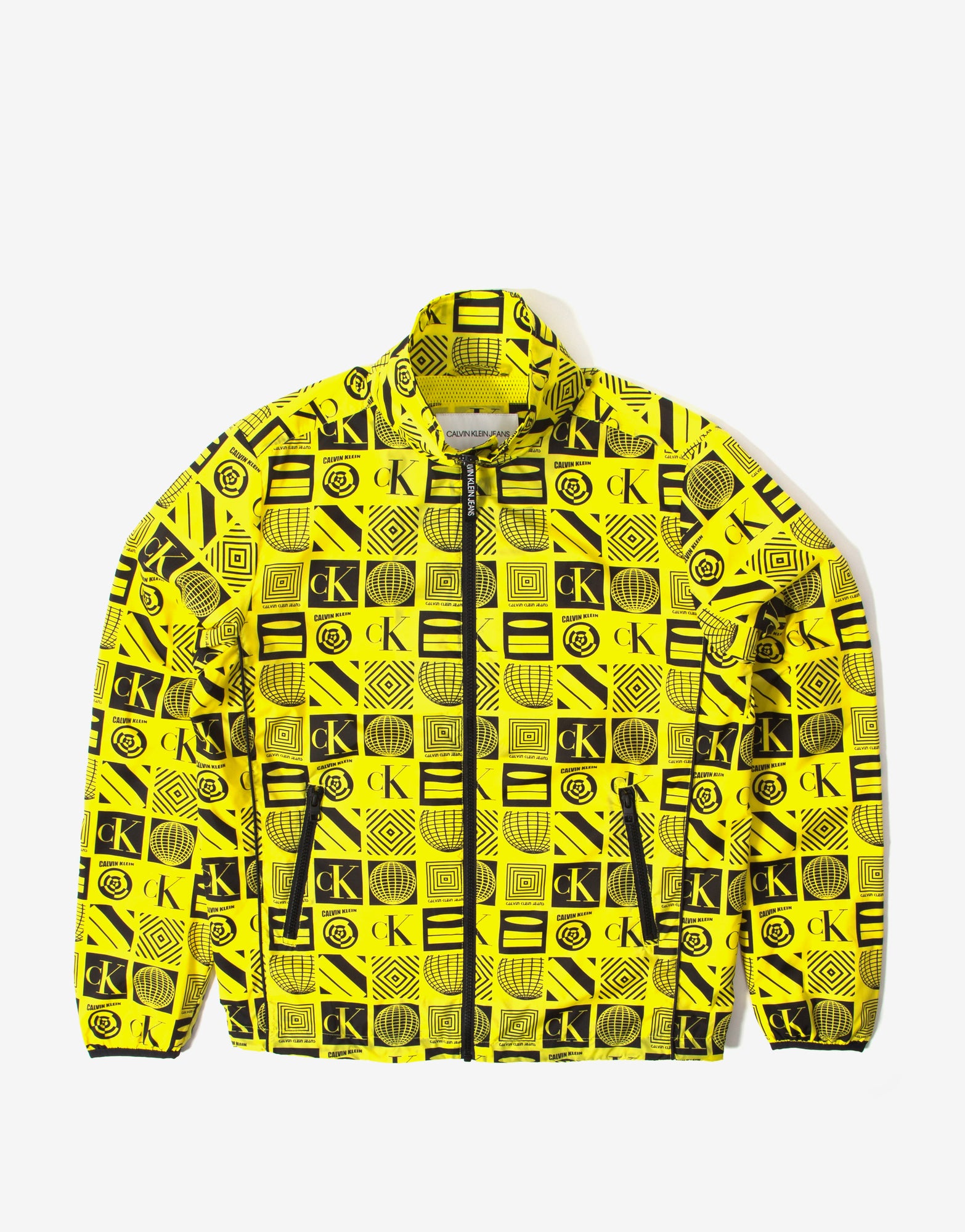 calvin klein yellow jacket