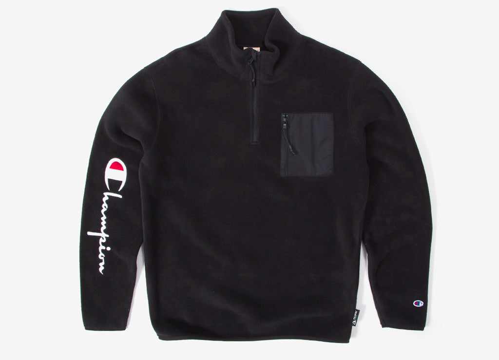 champion half zip fleece