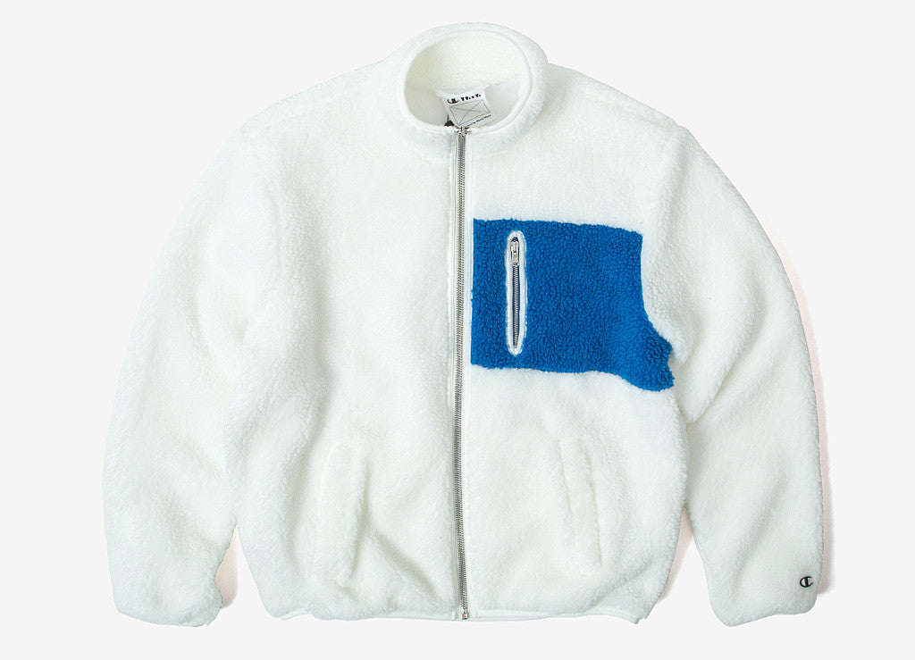 Ovenstående tyve hybrid Champion x Wood Wood Opal Jacket Off White | The Chimp Store