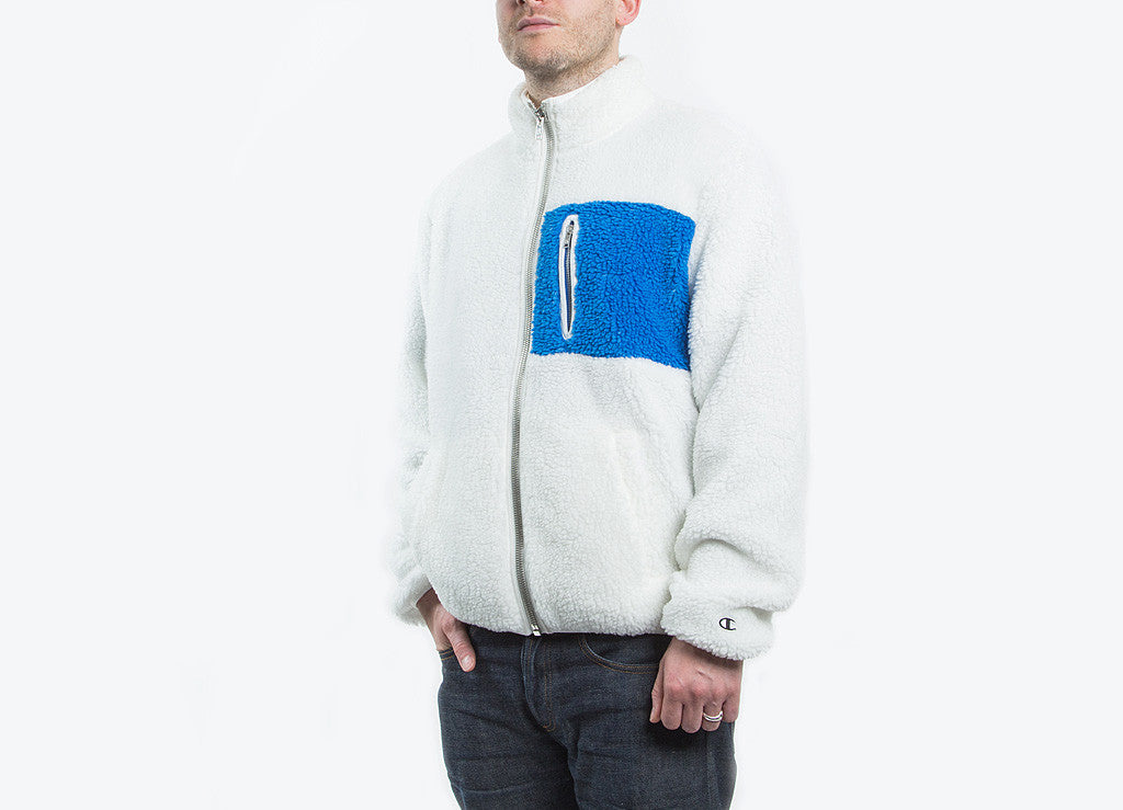 Ovenstående tyve hybrid Champion x Wood Wood Opal Jacket Off White | The Chimp Store