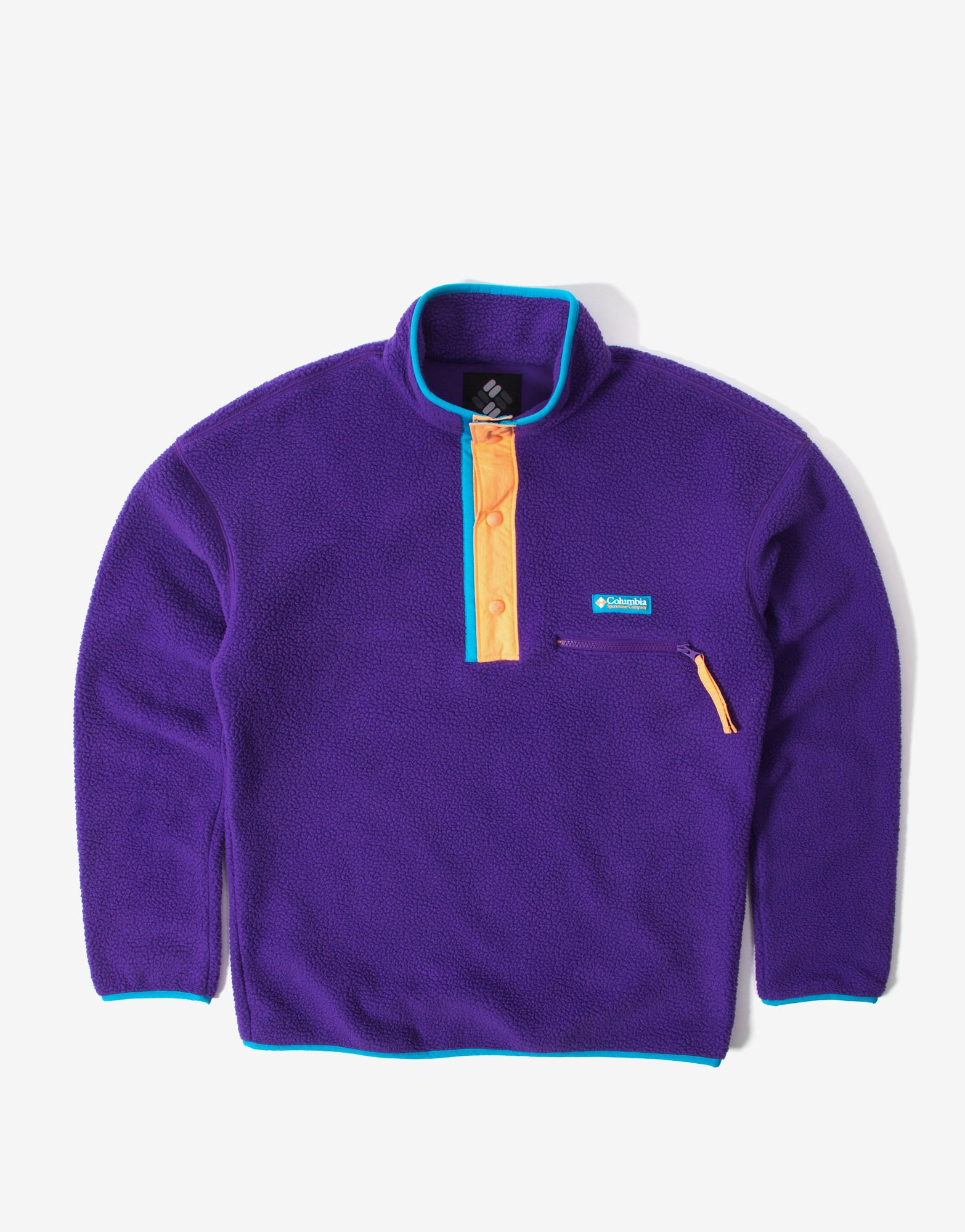 columbia snap fleece