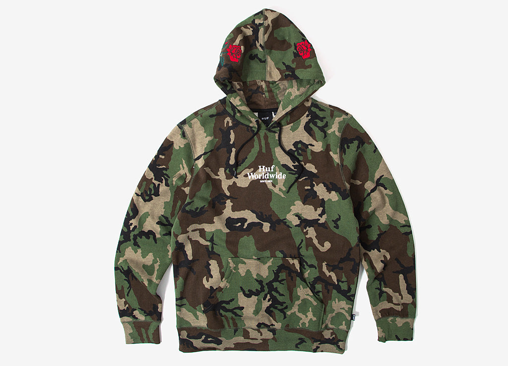 huf camo hoodie