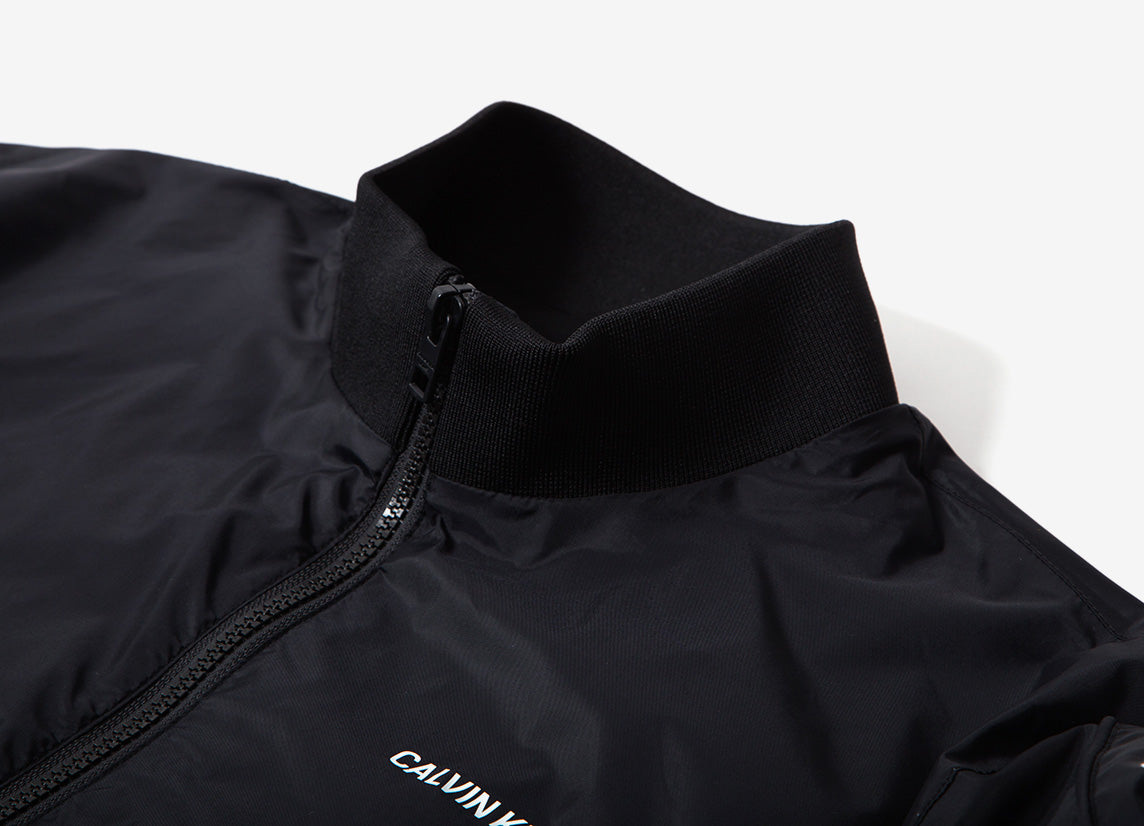 calvin klein side logo track jacket