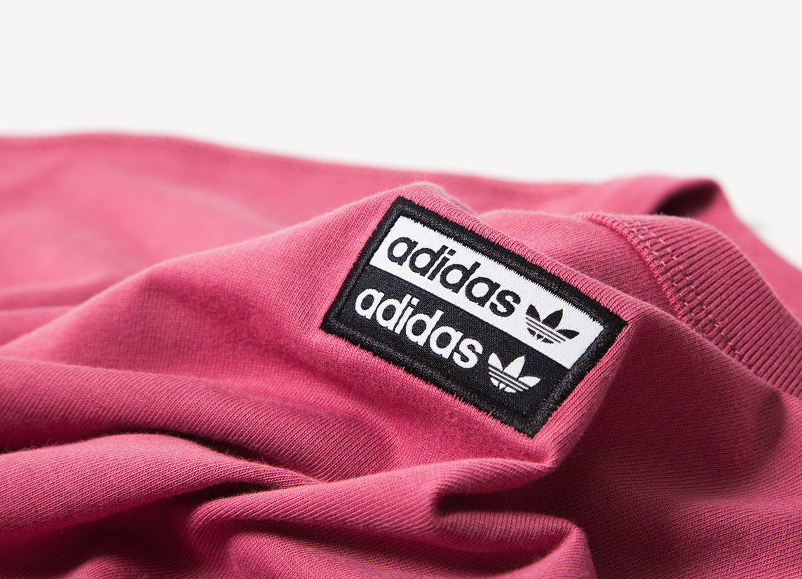 trace maroon adidas shirt