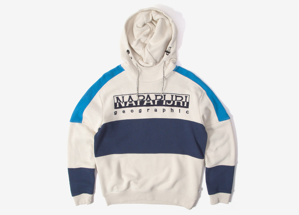 napapijri white hoodie