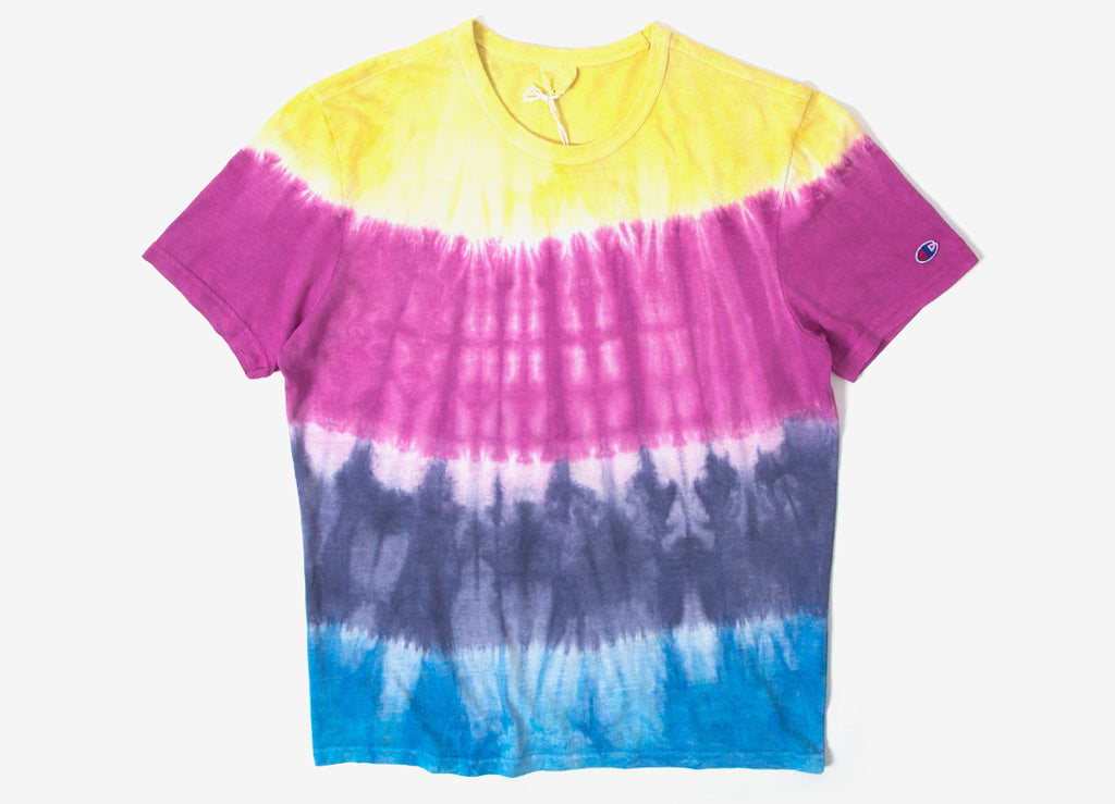 Champion Reverse Weave Tie Dye Classic T Shirt Multi