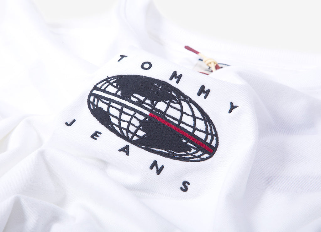 tommy classics hoodie met monogram