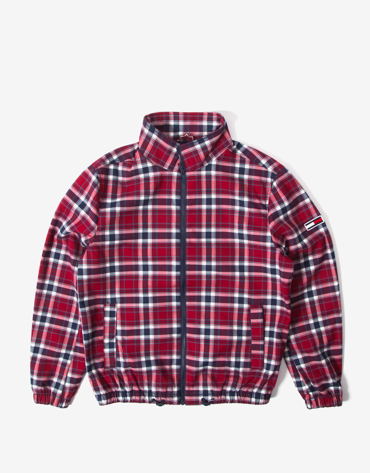 tommy jeans plaid jacket