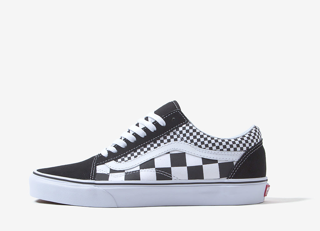 womens old skool vans checkerboard